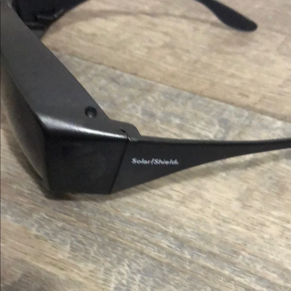 Black Wraparound Safety Glasses with Matte Finish